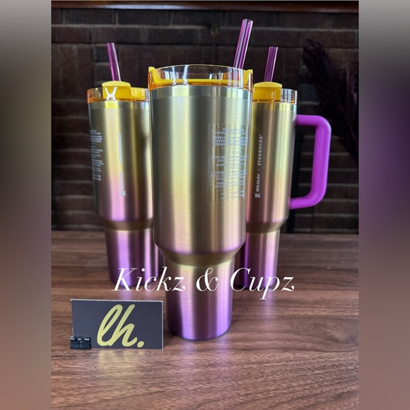 Unreleased Stanley x Starbucks Summer Sunset Gradient 40oz Tumbler Quencher - Picture 4 of 6